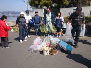 荒崎海岸清掃活動